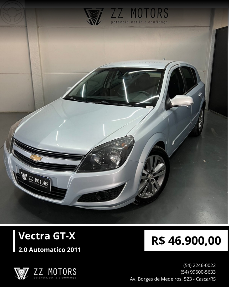 VECTRA 2.0 MPFI GT-X HATCH 8V FLEX 4P AUTOMÁTICO - 2011 - CASCA
