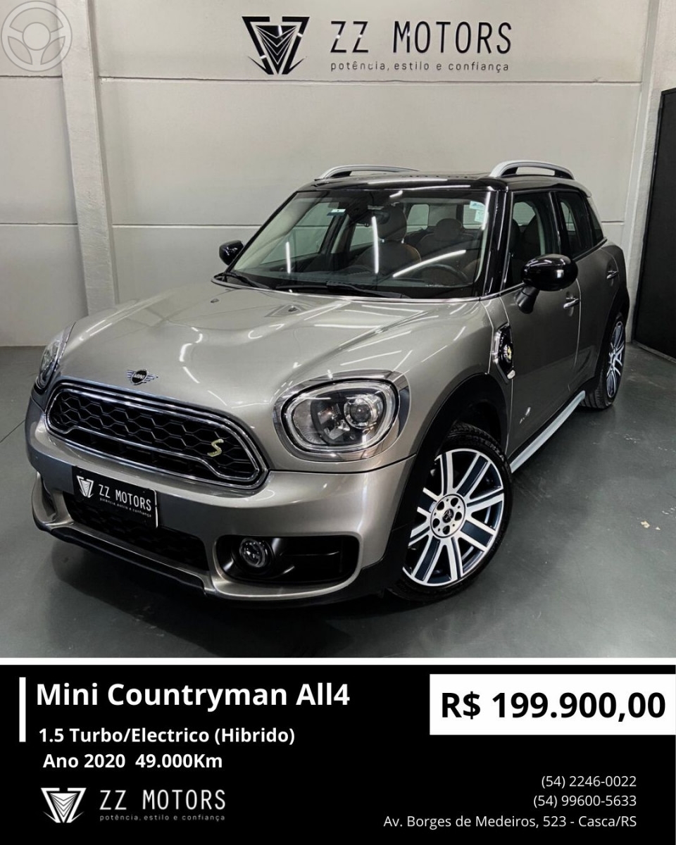 COUNTRYMAN 1.5 S E ALL4 TOP 4X4 224CV TURBO HÍBRIDO 4P AUTOMÁTICO - 2020 - CASCA