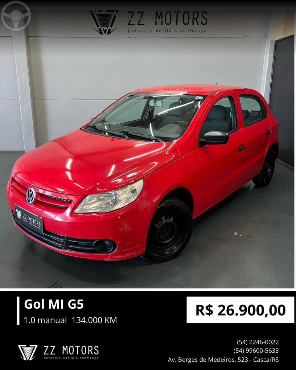 GOL 1.0 MI 8V FLEX 4P MANUAL G.V - 2009 - CASCA