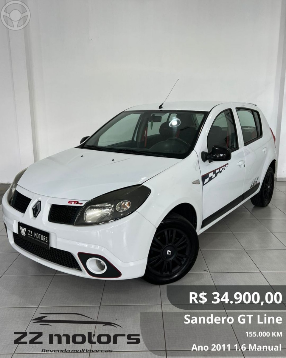 SANDERO 1.6 GT LINE LIMITED FLEX 4P MANUAL - 2011 - CASCA
