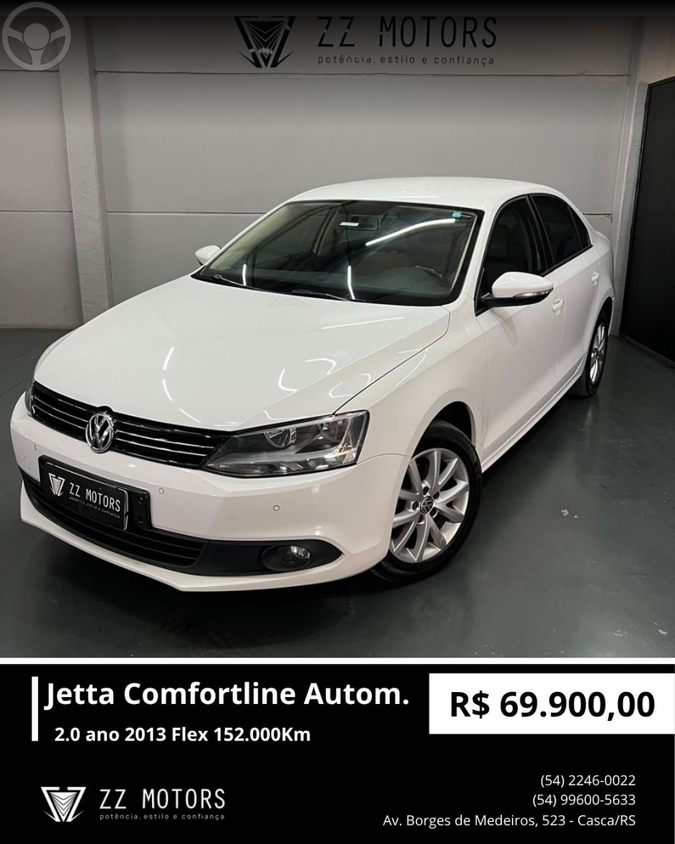 JETTA 2.0 COMFORTLINE FLEX 4P TIPTRONIC - 2013 - CASCA