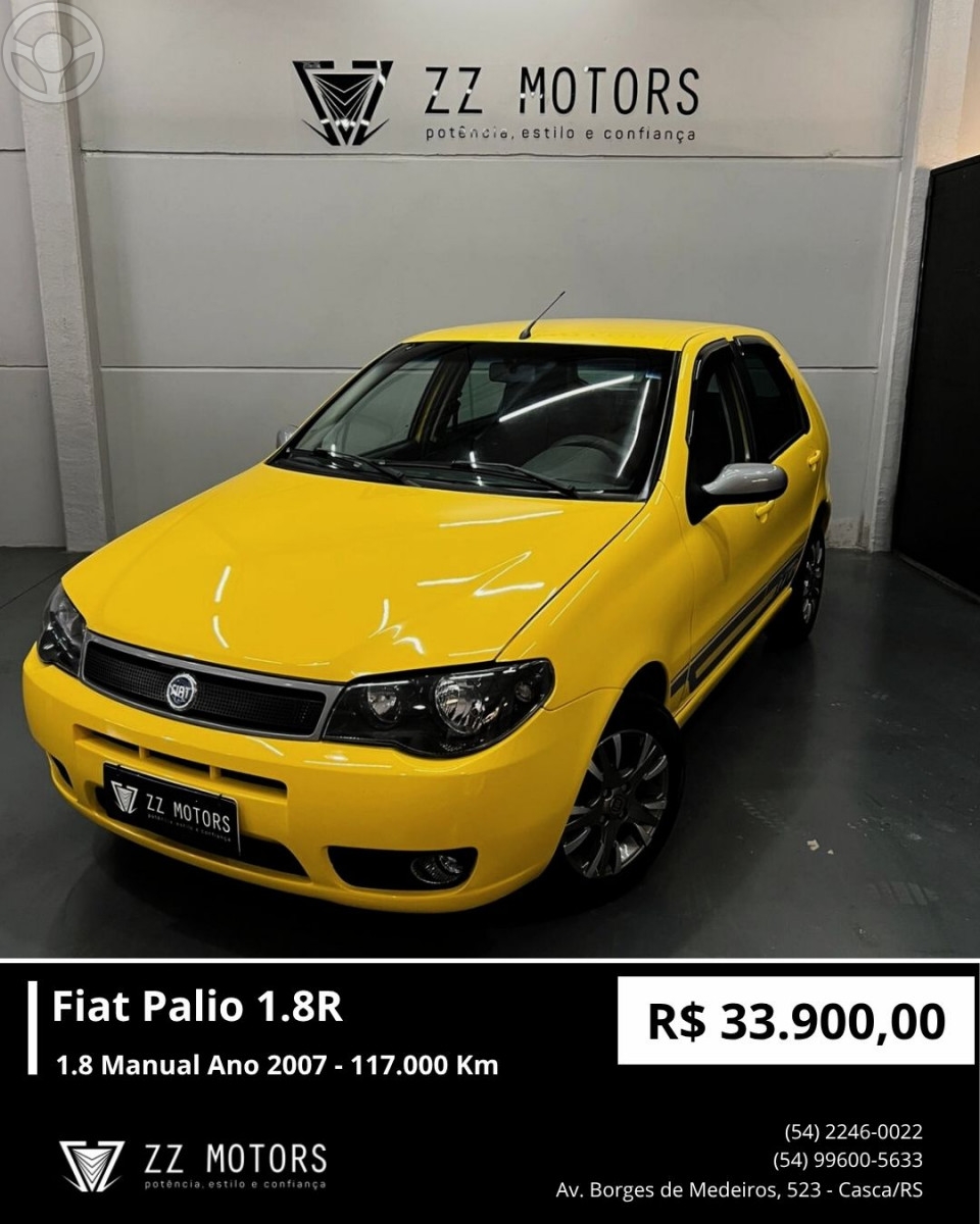 PALIO 1.8 MPI R 8V FLEX 4P MANUAL - 2007 - CASCA