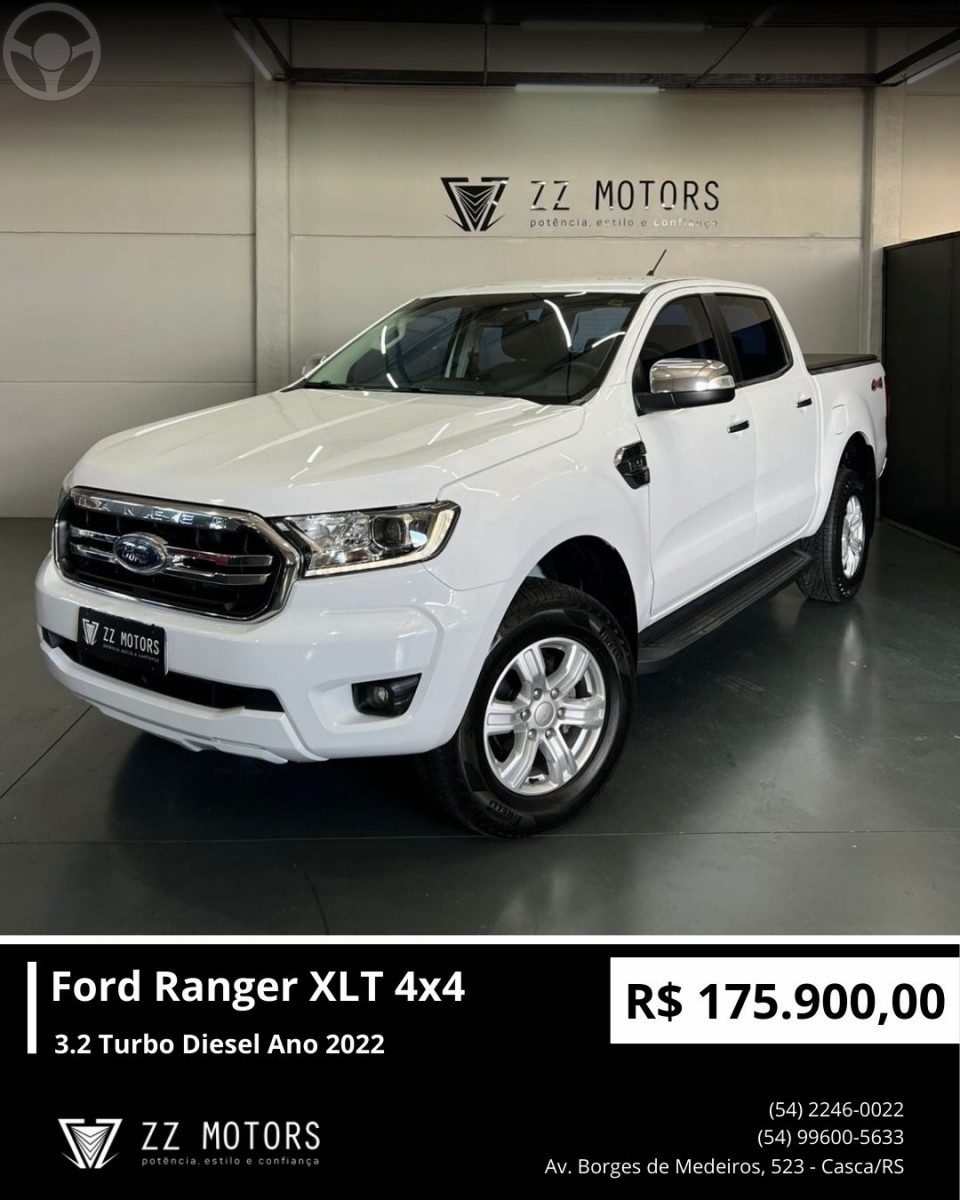 RANGER 3.2 XLT 4X4 CD 20V DIESEL 4P AUTOMÁTICO - 2022 - CASCA