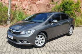 civic 2.0 exr 16v flex 4p automatico 2014 flores da cunha